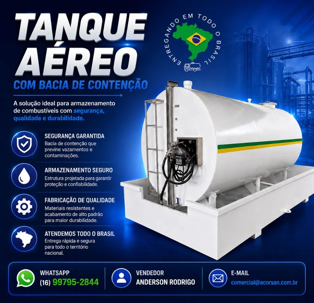 Plataforma, escada e acesso operacional seguro