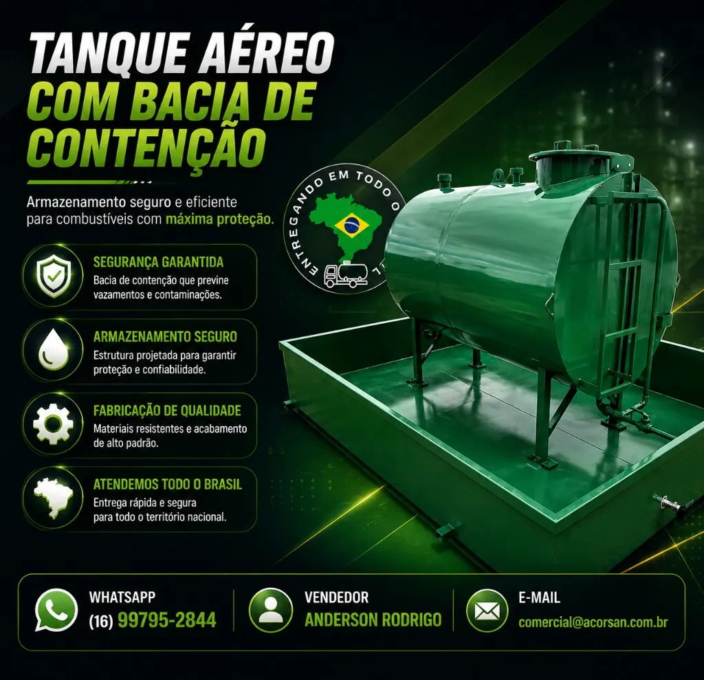 Tanque Aéreo Estacionário para Operação Contínua